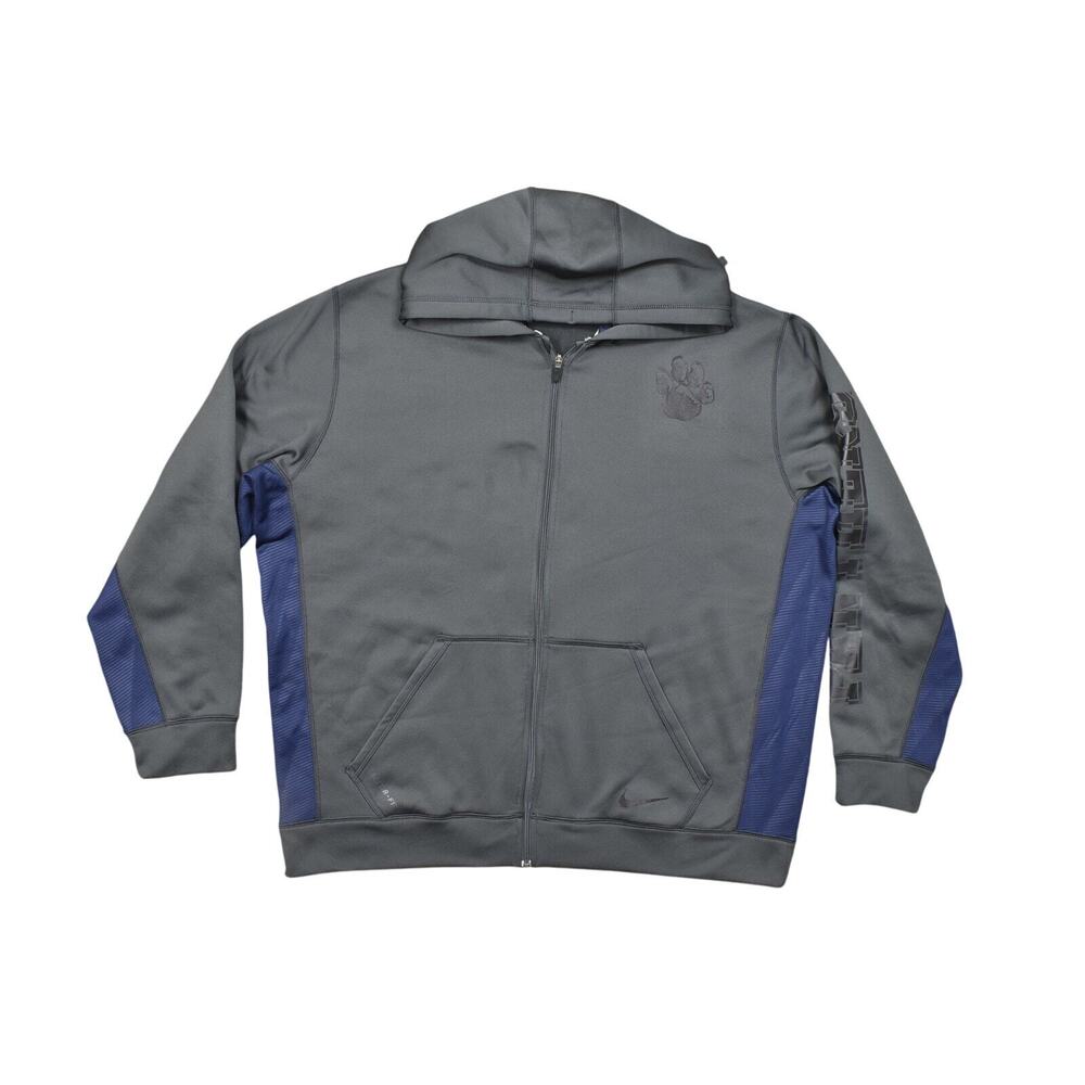 Nike Men's Gray Basic Jacket 2xl Polyester Therma… - image 1